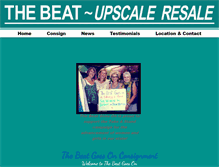 Tablet Screenshot of beatgoesonconsignment.com
